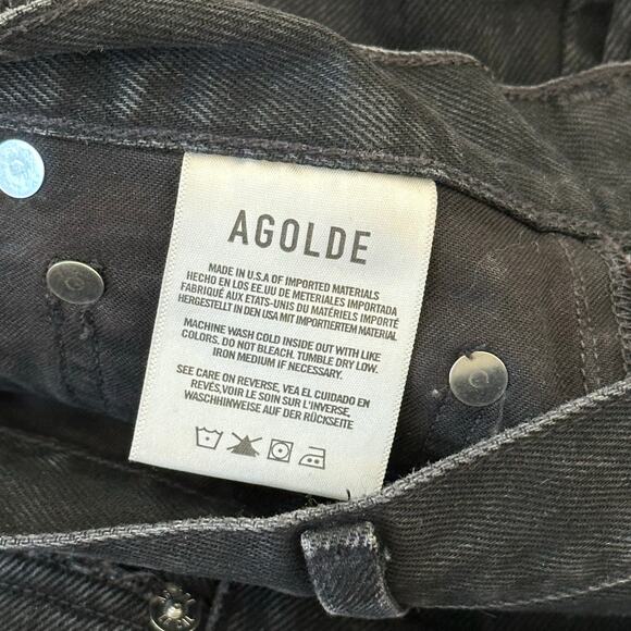 AGOLDE Cherie High Rise Straight Jeans in Distortion - Picture 8 of 11